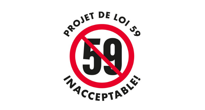 L'AQTIS 514 AIEST soutient la FTQ et le rejet du projet de Loi PL59